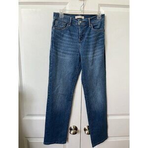Levi’s Perfectly Slimming Jeans Womens 8 SC Y2K Altered Straight Leg 512 Bootcut